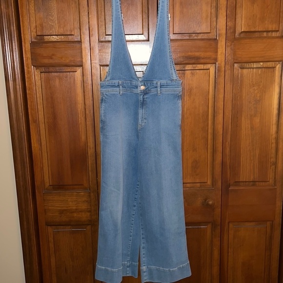 Free People Denim Jean Jumpsuit NWT - Picture 1 of 4